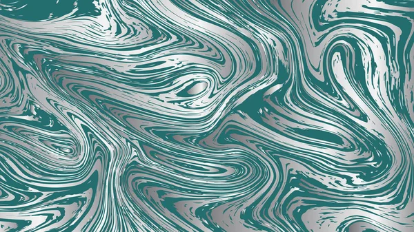 Opuscolo Design Marbling Texture Scheda Astratta Con Linee Liquide Effetto — Vettoriale Stock