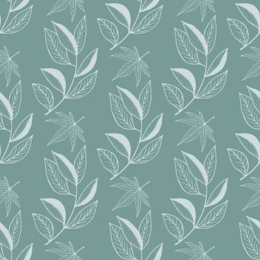 Renkli yaprakları arka plan. Vektör desen.