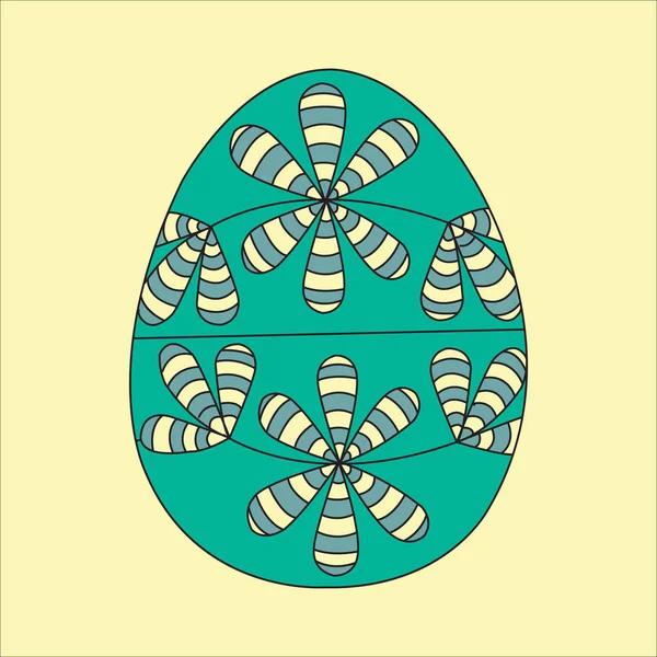 Easter Egg Pisanki Wielkanoc Projektowanie — Wektor stockowy