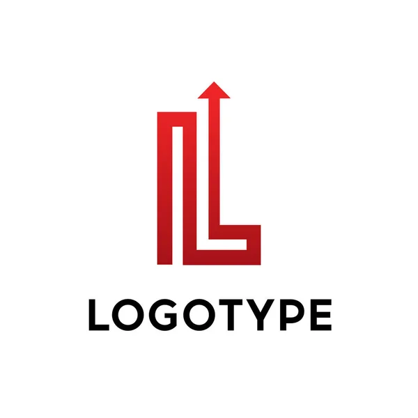 Letra Logotipo Ícone Design Elementos Modelo — Vetor de Stock