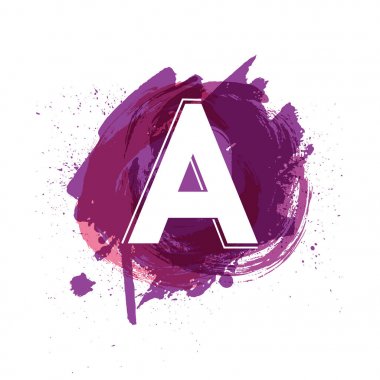 Yaratıcı mektup A Logo tasarım vektör şablonu