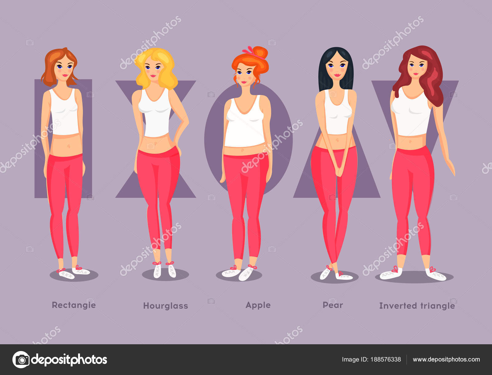 Female Body Shapes Chart