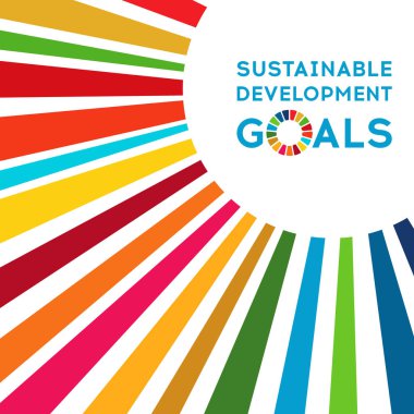 Sustainable Development Global Goals. Corporate social responsibility.  clipart