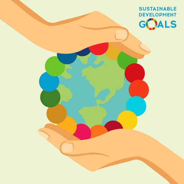 可持续发展全球目标。 公司的社会责任. — 图库矢量图片