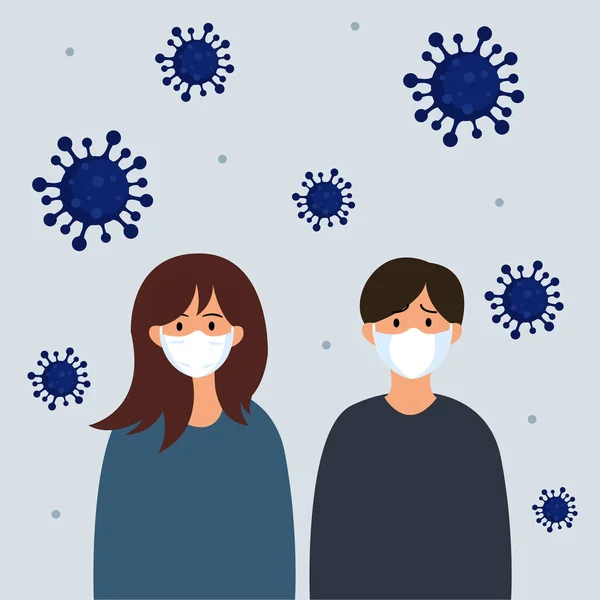 Roman Coronavirus 2019-nCoV. Virus Covid 19-NCP.Illustration du vecteur . — Image vectorielle