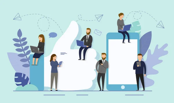 Akıllı telefonları ve tabletleri olan küçük iş adamları tebligat gibi olurlar. Bağımlılığı, onaylı bağımlılığı, sosyal medya çılgınlığını seviyor. Canlı bir menekşe iniş web sayfası şablonu