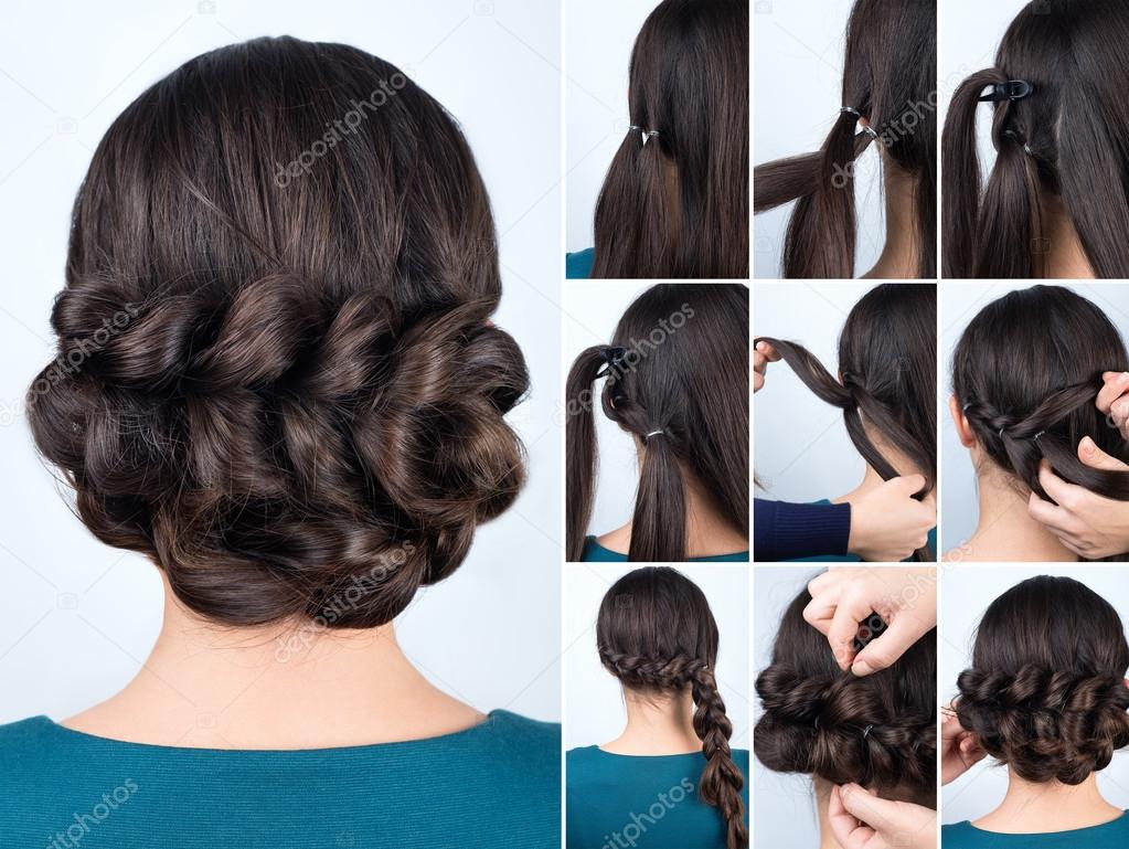 Pictures Updos For Long Hair Hairstyle Braid For Long