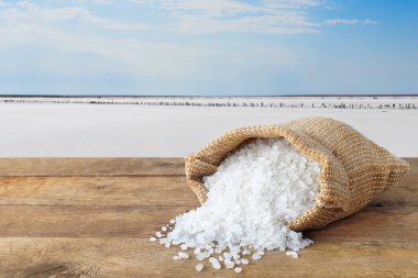 çuval içinde deniz tuzu