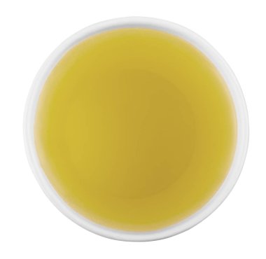 Tek kullanımlık bardak çay Üstten Görünüm