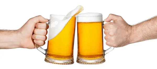 sıçrama ile toasting bira