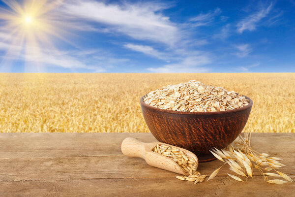 овсянка в миске
