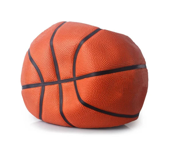 Pallone da basket sgonfiato — Foto Stock