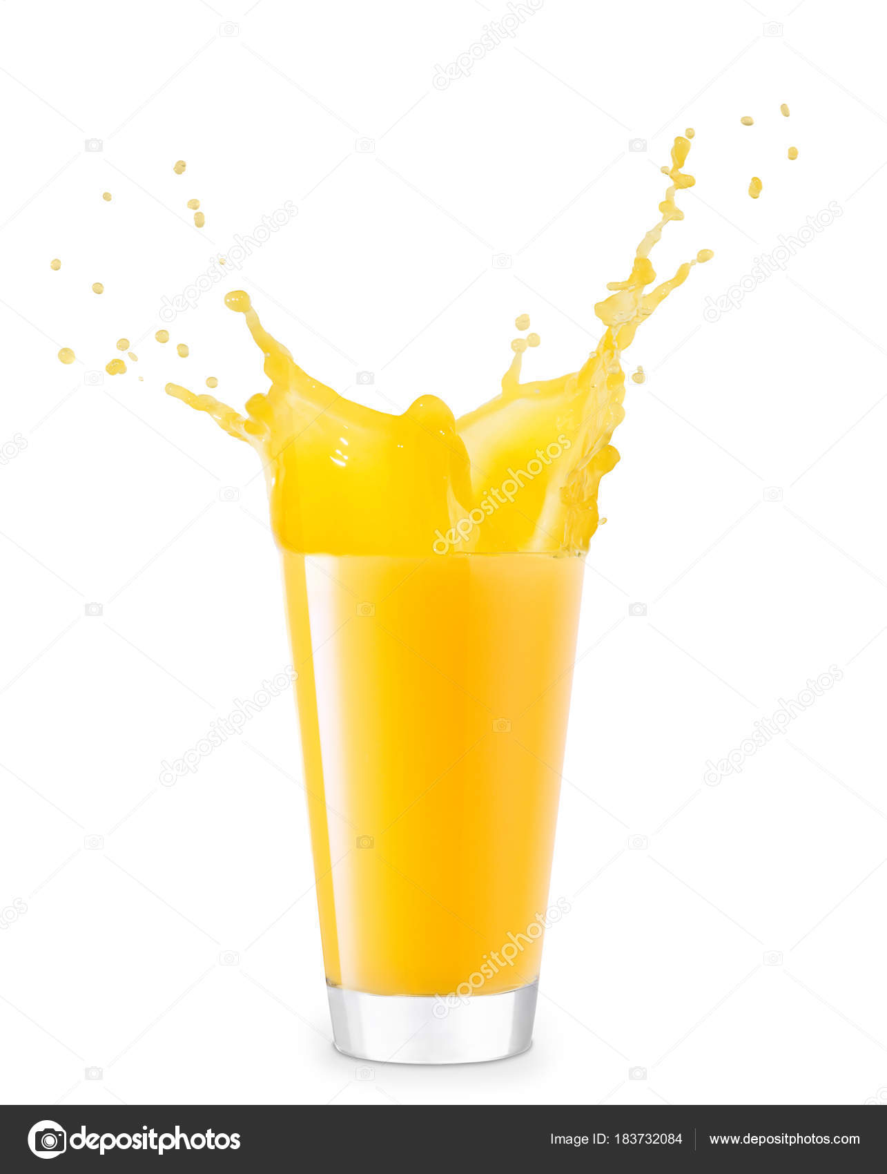 Download glass of splashing juice — Stock Photo © AlterPhoto #183732084