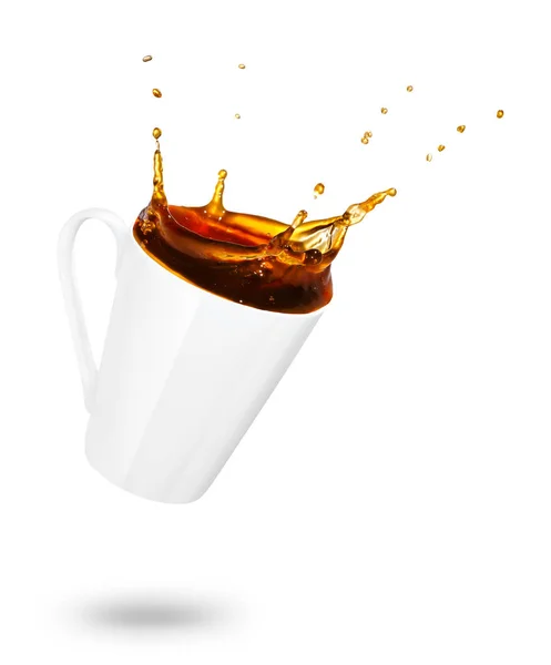 A kiömlést kávé bögre — Stock Fotó