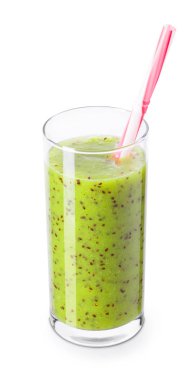 kivi güler yüzlü beyaz izole