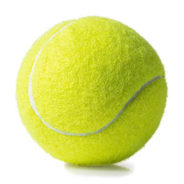 Tenis topu beyaza izole edilmiş — Stok fotoğraf