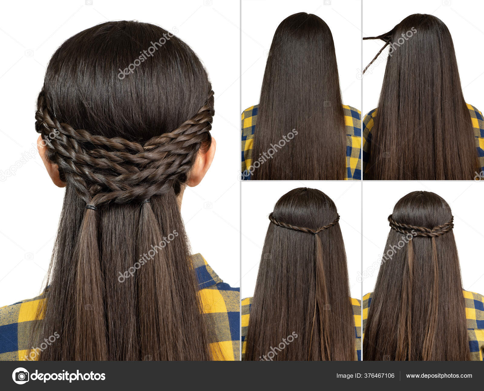 Tutorial penteado simples — Foto © AlterPhoto #376467106, image size:1600x1294