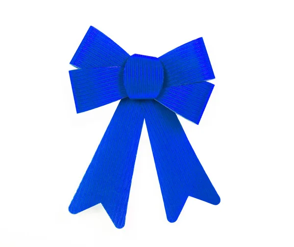 Festive ribbon bow color isolated on white background — Stock Photo, Image