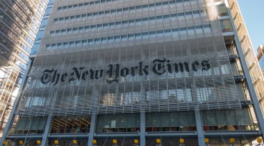 New York City, Amerika Birleşik Devletleri - 17 Şubat 2017: Giriş günlük gazete 