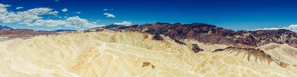 Panoramautsikt Över Förstenad Och Claystone Badlands Zabriskie Point Death Valley — Stockfoto