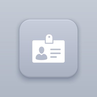 Kişilik vektör simgesi