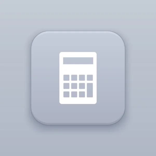 Calculator vector icon — Stock Vector