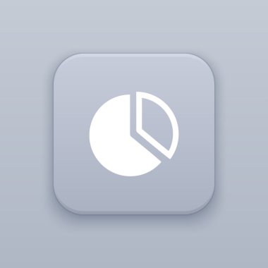 Diyagram düz simgesi