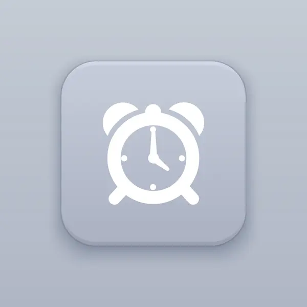 Icono del reloj despertador — Vector de stock