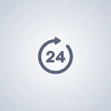 24 Saat simgesi
