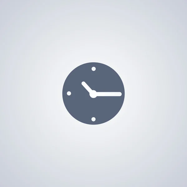 Reloj, icono de vector de tiempo — Archivo Imágenes Vectoriales