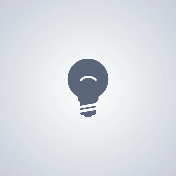 Ícone da lâmpada, ícone de ideia — Vetor de Stock