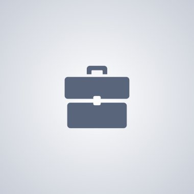 Portföy düz simgesi