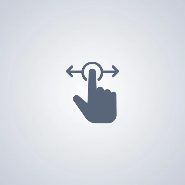 Slide vector icon gesture — Διανυσματικό Αρχείο