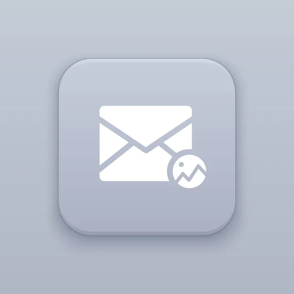 Иконка вектора изображения e-mail — стоковый вектор