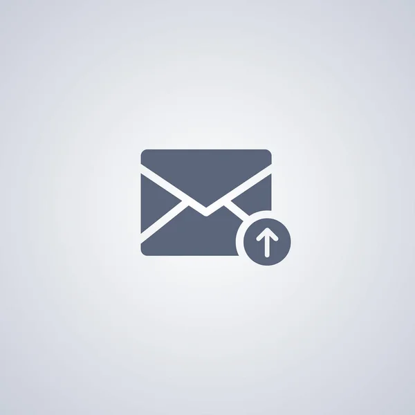 Icône Mail up, icône mail vers le haut — Image vectorielle