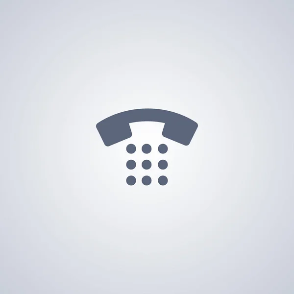 Ícone do telefone, ícone de contatos — Vetor de Stock