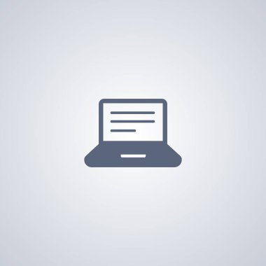 Laptop icon, netbook icon