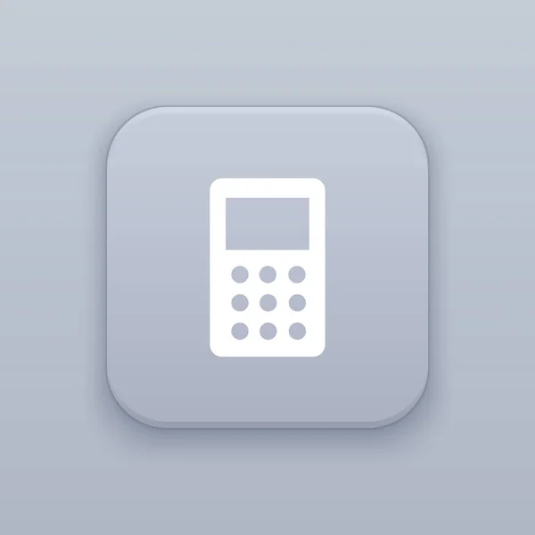Icono de matemáticas, Icono de calculadora — Vector de stock