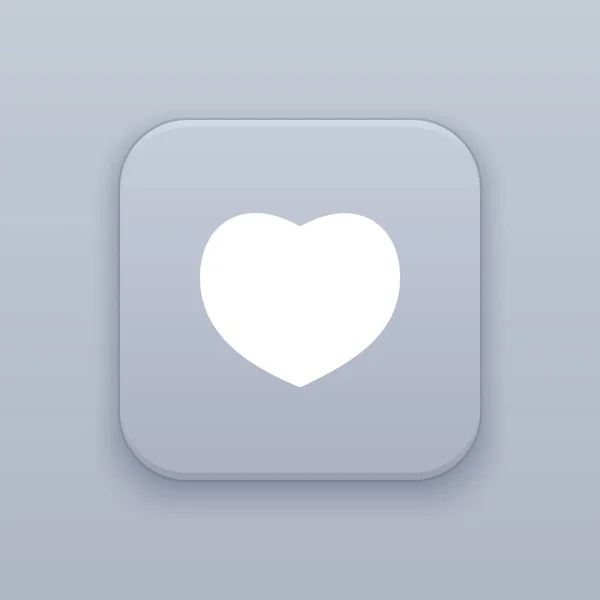 Ícone do coração, ícone Cardio — Vetor de Stock