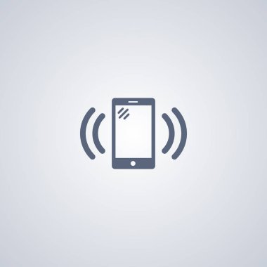Titreşim smartphone simgesi
