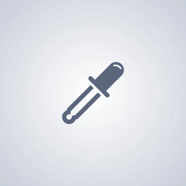 Kapátko, pipeta ikona — Stockový vektor