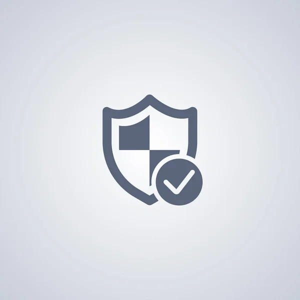 Guarante do ícone de segurança, ícone de escudo — Vetor de Stock
