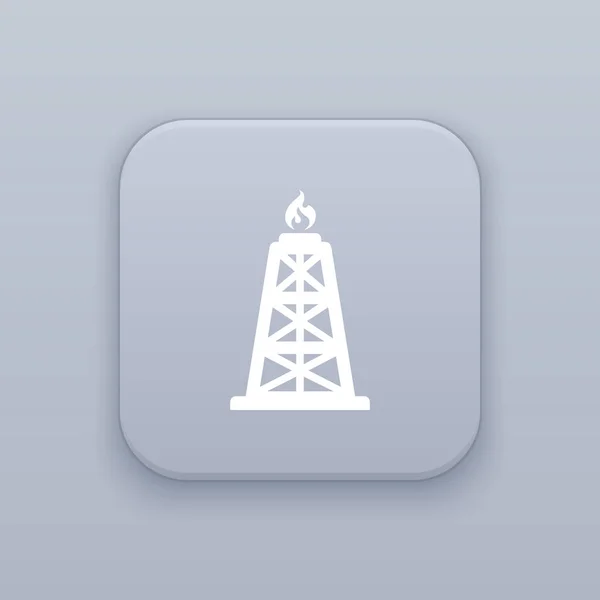 Icono de combustible, icono de gas — Archivo Imágenes Vectoriales