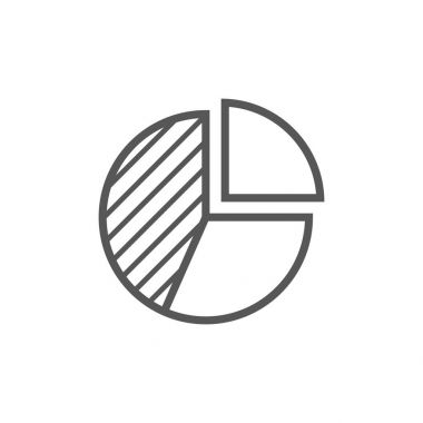 Diyagram simge tasarlamak. Sembolü. Basit piktogram