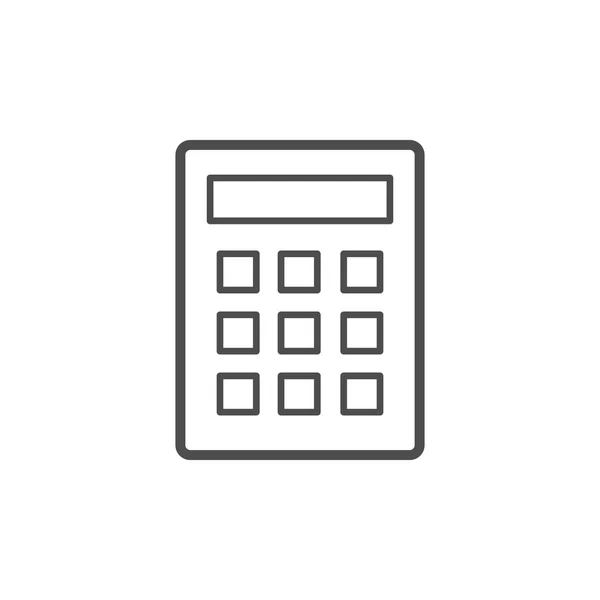 Calculator pictogram vector — Stockvector