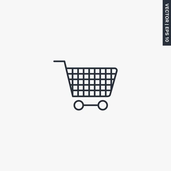 Icono del carrito de compras — Vector de stock