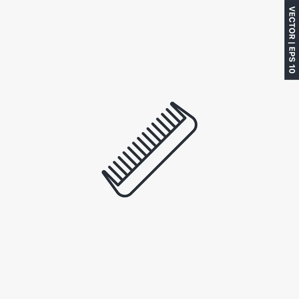 Comb, linear style sign for mobile concept and web design