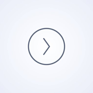 Eylem İleri, vektör en iyi gri çizgi simgesi beyaz arkaplan, Eps 10