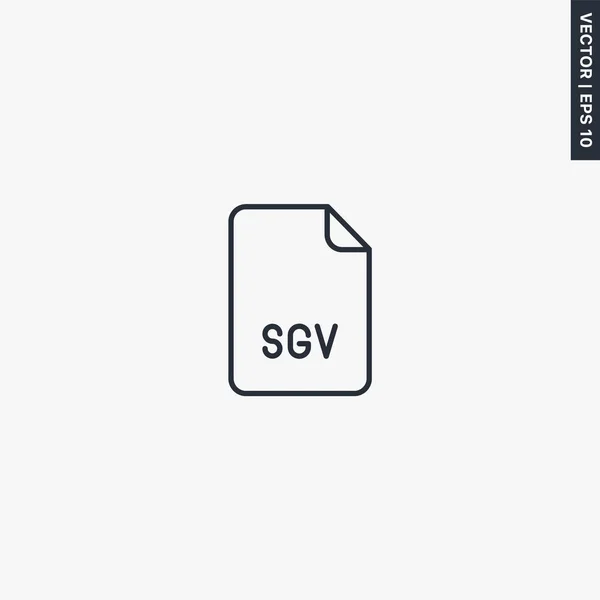 Svg Dateiformat Lineares Stilzeichen Für Mobiles Konzept Und Webdesign Symbol — Stockvektor