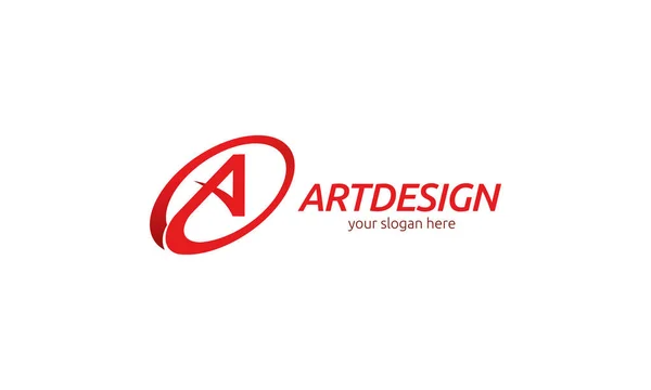 Modelo Logotipo Design Arte —  Vetores de Stock